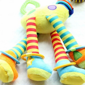 Mobile Pelúcia Com Chocalho Mordedor Brinquedo Sensorial Menina Menino