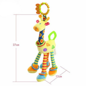 Mobile Pelúcia Com Chocalho Mordedor Brinquedo Sensorial Menina Menino