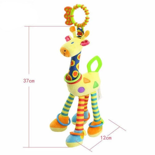 Mobile Pelúcia Com Chocalho Mordedor Brinquedo Sensorial Menina Menino