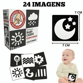 Cartões de Contraste Mágico – Estímulo Visual e Descobertas para Bebês