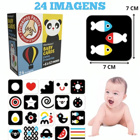 Cartões de Contraste Mágico – Estímulo Visual e Descobertas para Bebês