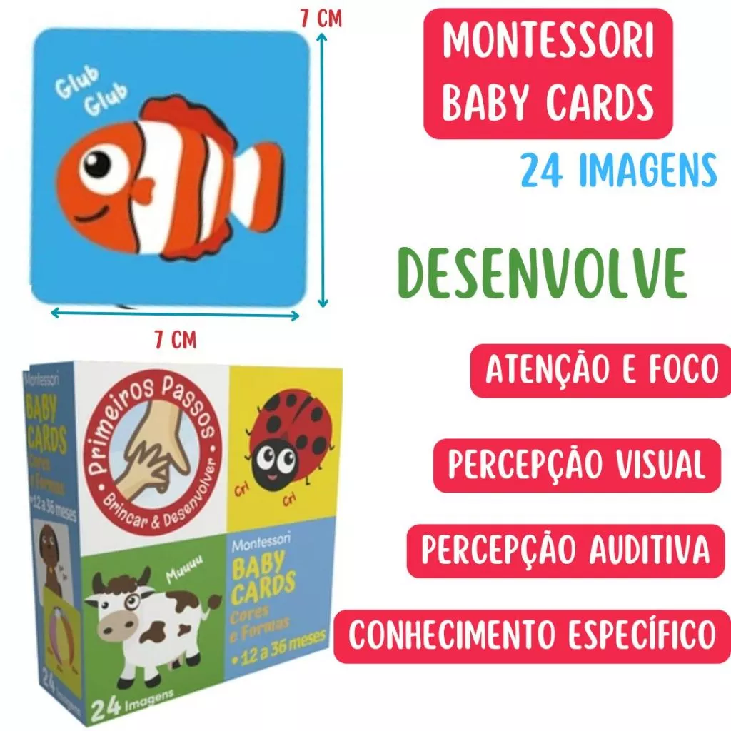 Cartões de Contraste Mágico – Estímulo Visual e Descobertas para Bebês