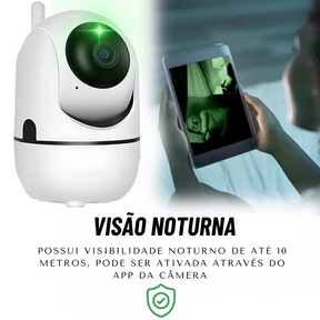 Babá Eletrônica VISÃO Noturna – Tranquilidade e Segurança Dia e Noite ✨