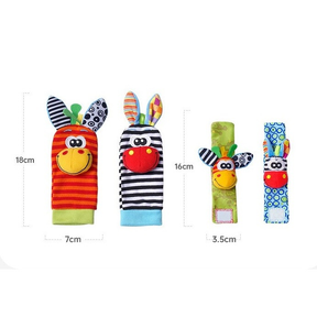 Kit Sozzy Meias E Pulseiras Com Chocalhos - Envio em 24 Hrs