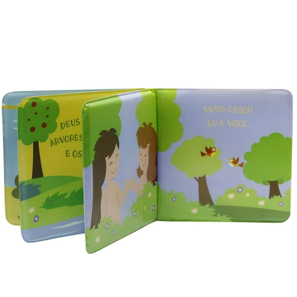 kit 2 Livros de Banho Bíblico