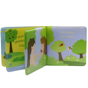 kit 2 Livros de Banho Bíblico