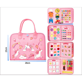 Brinquedos Maleta Sensoriais Básicos De Habilidades De Vida Para Toddlers Montessori Busy Board