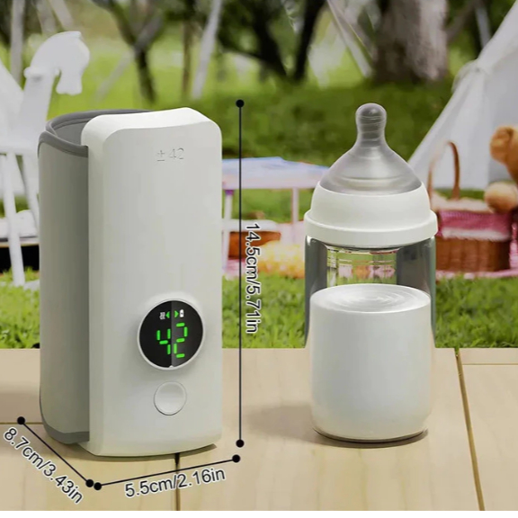 Aquecedor De Mamadeiras Portátil, Sem Fio Para Viagens