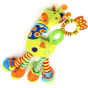 Mobile Pelúcia Com Chocalho Mordedor Brinquedo Sensorial Menina Menino