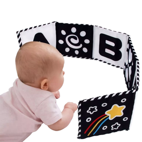 Livro Sensorial de Alto Contraste - Montessori