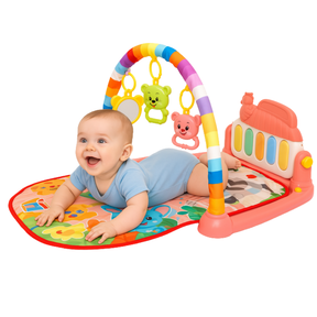 Tapete Encantado de Música & Descobertas – Com Piano e Móbiles Divertidos