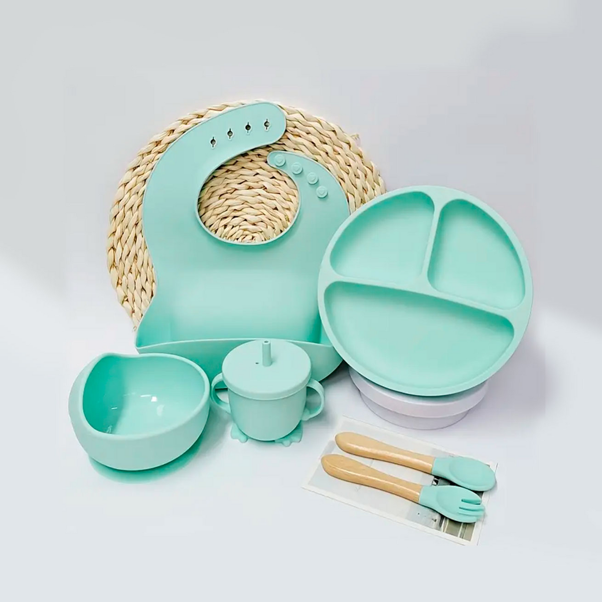 Kit Introdução Alimentar Silicone - 6 Peças