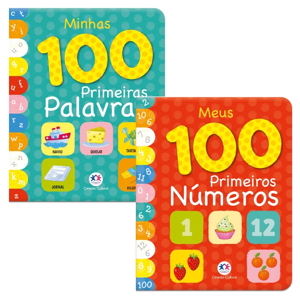 Minhas Primeiras Descobertas: Números e Palavras – Livro Almofadado
