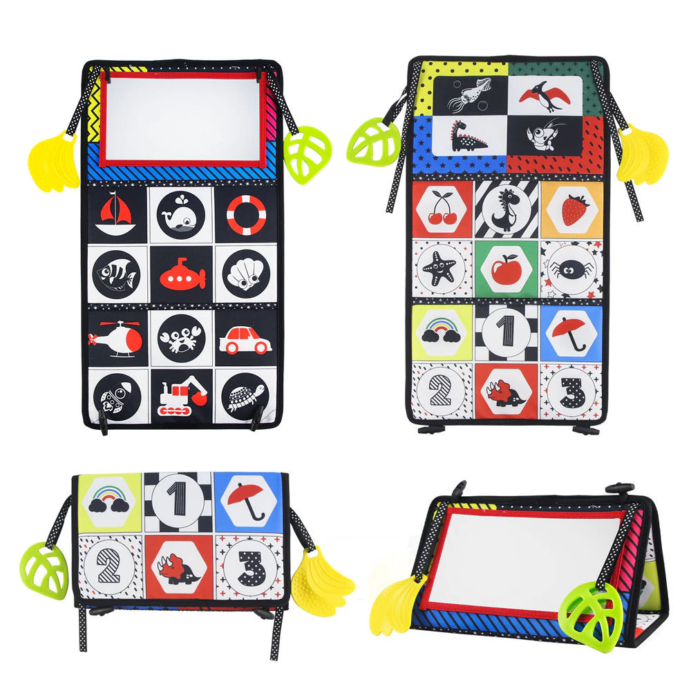 Espelho Sensorial Alto Contraste Montessori